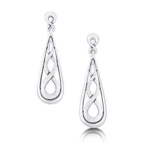 Sterling Silver Celtic Earrings - SF EX13-Ogham Jewellery
