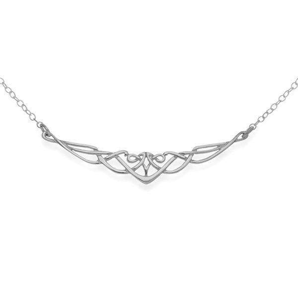 Sterling Silver Celtic Necklace - N125-Ogham Jewellery