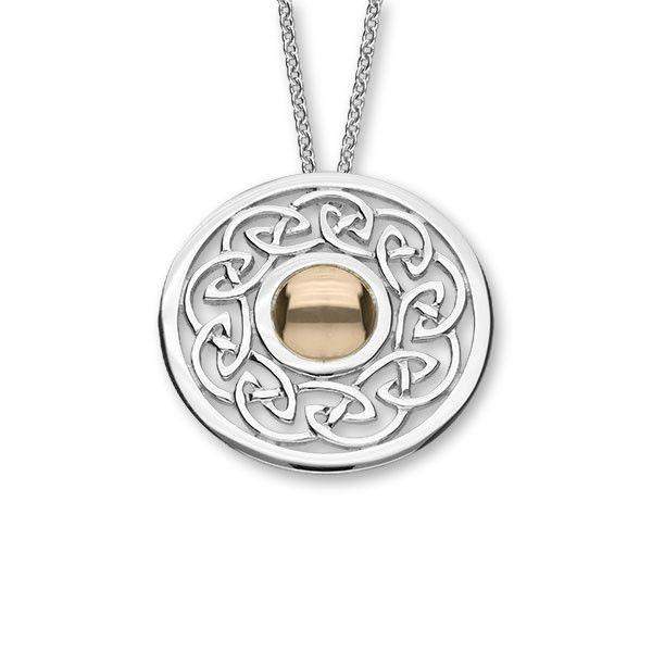 Sterling Silver Celtic Pendant - P572-Ogham Jewellery