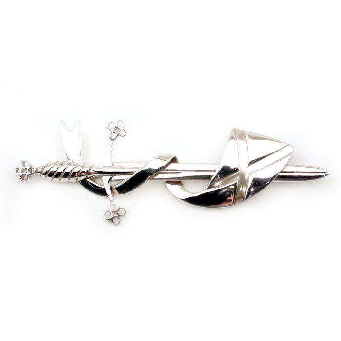Sterling Silver Kilt Pin - 833K-Ogham Jewellery