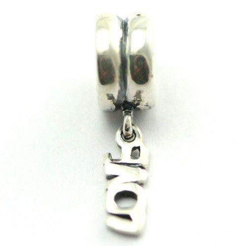 Sterling Silver 'Love' Charm.-Ogham Jewellery