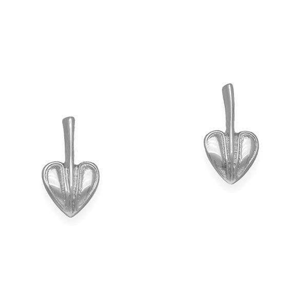 Sterling Silver Mackintosh Earrings E1641-Ogham Jewellery