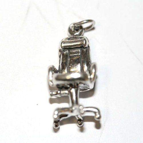 Sterling Silver Office Chair Charm-Ogham Jewellery