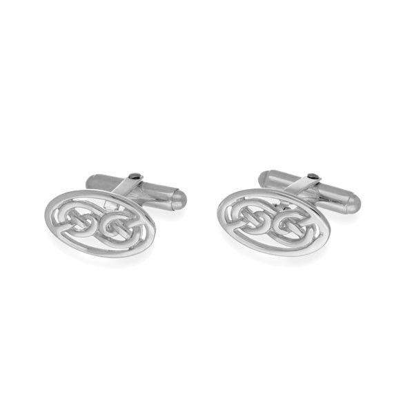 Sterling Silver or 9ct Gold Cufflinks - CL123-Ogham Jewellery