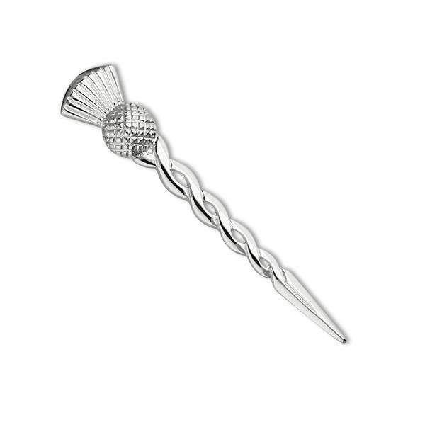 Sterling Silver or 9ct Gold Kilt Pin - B150 ORT-Ogham Jewellery