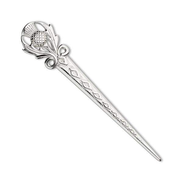 Sterling Silver or 9ct Gold Kilt Pin - B457 ORT-Ogham Jewellery