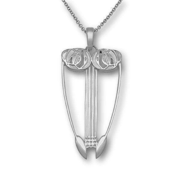 Sterling Silver Pendant - P965 Ortak - Ogham Jewellery