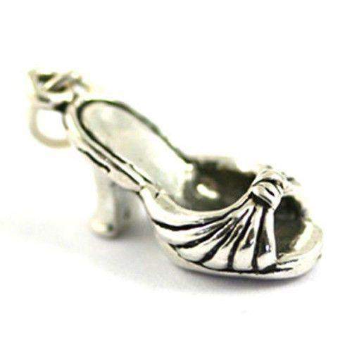 Sterling Silver Peep-Toe Shoe Charm-Ogham Jewellery