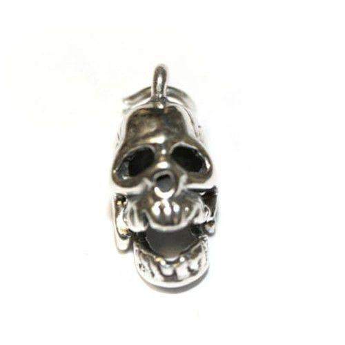 Sterling Silver Skull Charm-Ogham Jewellery