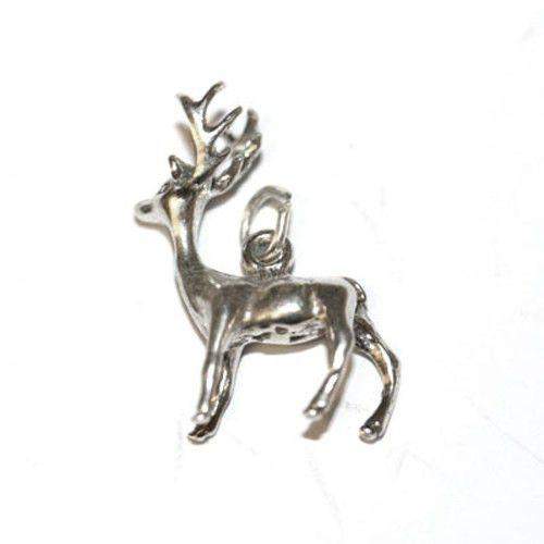 Sterling Silver Stag Charm-Ogham Jewellery