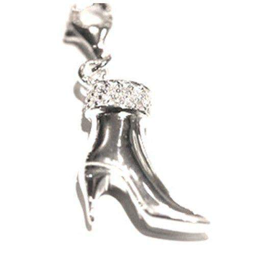 Sterling Silver Stiletto Boot Charm-Ogham Jewellery