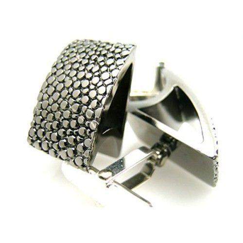 Sterling Silver Stingray Cufflinks-Ogham Jewellery