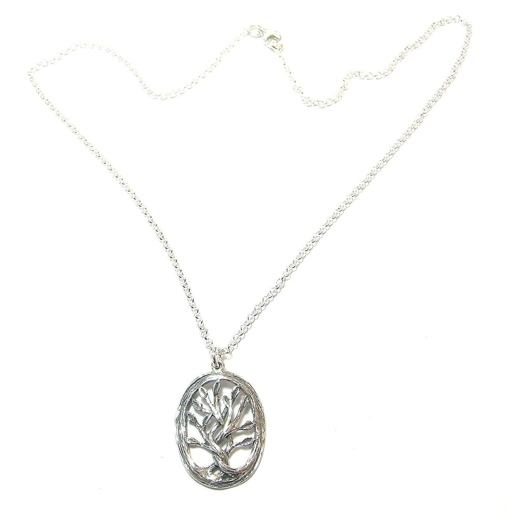 Sterling Silver Tree Of Life Pendant N9229-Ogham Jewellery