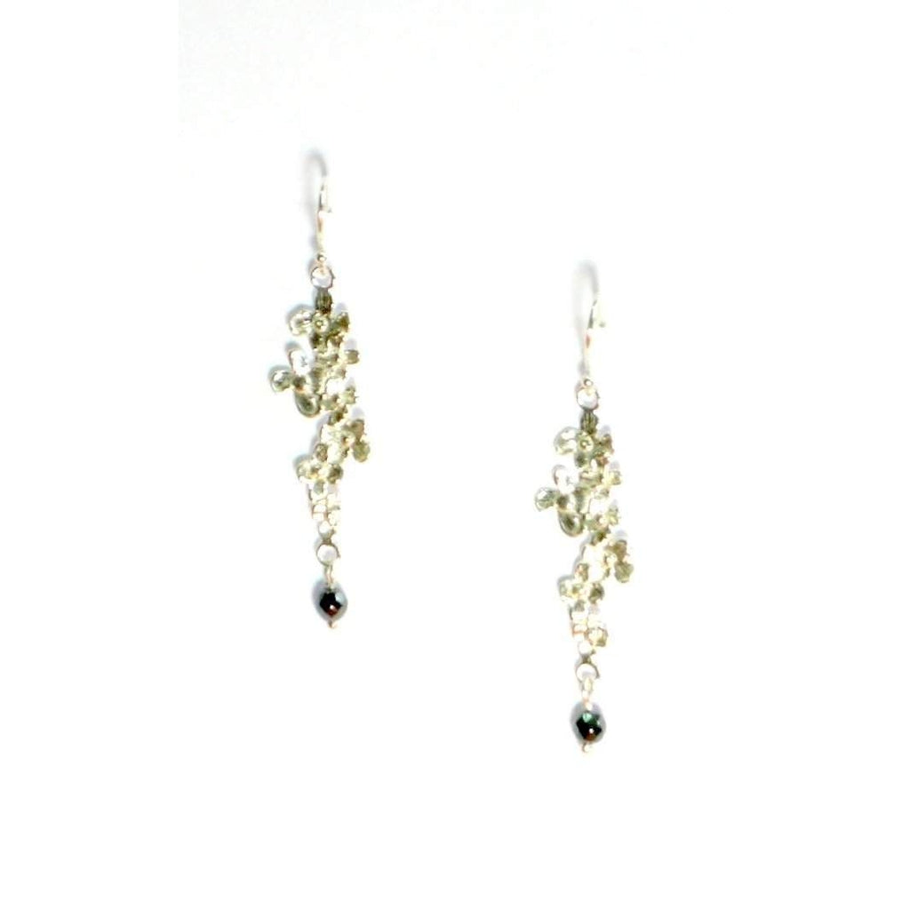 Tamir Zuman Silver Drop Earrings EW6618-1-Ogham Jewellery