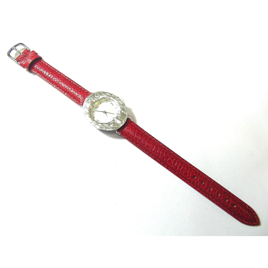 Tamir Zuman Sterling Silver Watch - W6888 Oval-Ogham Jewellery