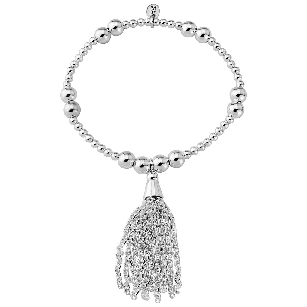 Sterling silver on sale tassel bracelet