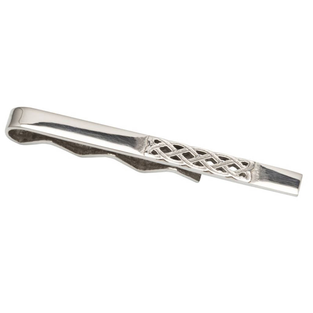 Sterling Silver Celtic Knot Tie Slide - TS003