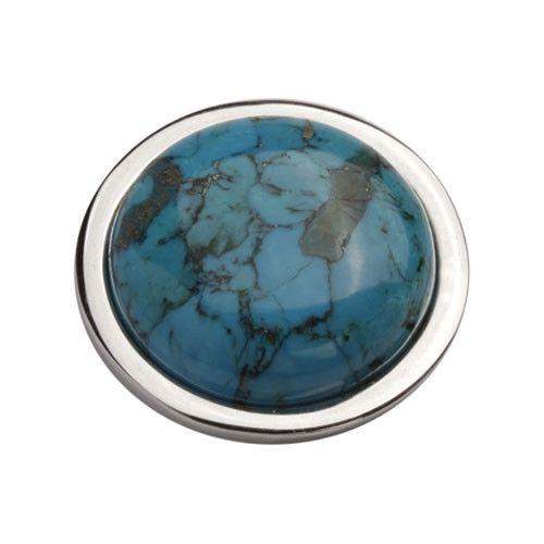 Turquoise Quoins Emotions Coin - Medium - QMEE-T-Ogham Jewellery