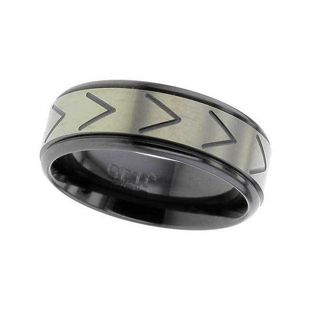 Zirconium Wedding Ring -  Z119RB